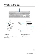 Preview for 5 page of Dell Pro Wireless KM5221W User Manual