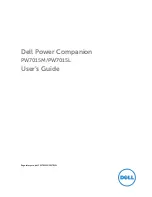 Preview for 1 page of Dell PW7015L User Manual