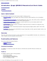 Preview for 2 page of Dell QLogic Family of Adapters User Manual