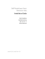 Dell RapidPower 10-A IEC power strip Installation Manual preview