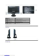 Preview for 4 page of Dell S1709W - 17" LCD Monitor User Manual