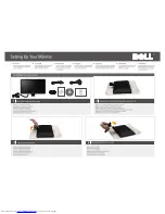 Dell S2009W Setup Manual предпросмотр