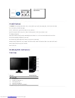 Preview for 3 page of Dell S2309W - 23" LCD Monitor User Manual