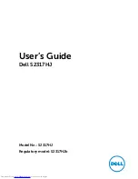 Dell S2317HJ User Manual preview