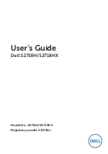 Dell S2718H User Manual preview