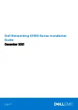 Preview for 1 page of Dell S3100 Series Installation Manual