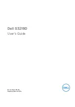 Dell S3219D User Manual preview