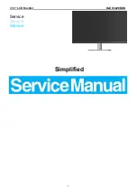 Dell S3220DGF Simplified Service Manual preview