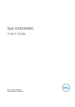 Dell S3423DWC User Manual предпросмотр