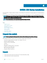 Preview for 20 page of Dell S4100-ON Series Installation Manual