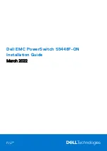 Предварительный просмотр 1 страницы Dell S5448F-ON Installation Manual