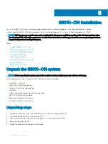 Preview for 16 page of Dell S6010-ON Installation Manual