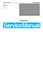 Preview for 1 page of Dell SE2417HGX Simplified Service Manual