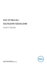 Preview for 1 page of Dell SE2422HM User Manual