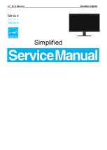 Предварительный просмотр 1 страницы Dell SE2722H Service Manual