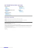 Preview for 1 page of Dell SP1908FP User Manual
