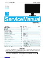 Dell SP2309Wc Service Manual preview