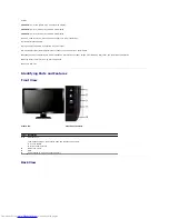 Предварительный просмотр 3 страницы Dell ST2210 - 16:9 Aspect Ratio Flat Panel Monitor User Manual