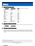 Preview for 2 page of Dell ST2310 - 23" LCD Monitor Environmental Data Sheet