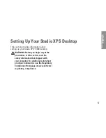 Preview for 7 page of Dell Studio D03M series Setup Manual