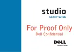 Dell Studio PP39L Setup Manual preview