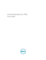 Preview for 1 page of Dell Thunderbolt Dock TB15 User Manual