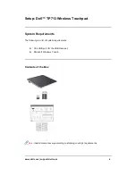 Предварительный просмотр 4 страницы Dell TP713 Owner'S Manual