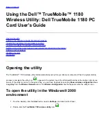 Предварительный просмотр 29 страницы Dell TrueMobile 1180 User Manual