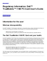 Preview for 60 page of Dell TrueMobile 1180 User Manual