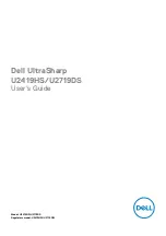 Dell U2419HSt User Manual preview