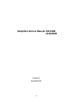 Preview for 1 page of Dell U2422HXB Simplified Service Manual