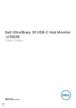 Предварительный просмотр 1 страницы Dell U3023E User Manual