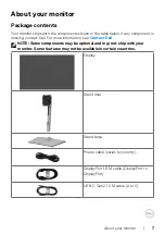 Предварительный просмотр 7 страницы Dell U3023E User Manual