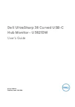 Предварительный просмотр 1 страницы Dell U3821DWb User Manual