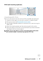 Предварительный просмотр 37 страницы Dell U3821DWb User Manual