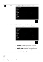 Предварительный просмотр 44 страницы Dell U3821DWb User Manual