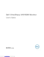 Dell U4919DWb User Manual preview