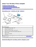 Preview for 4 page of Dell U8510 - Wireless Printer Adapter 3300 Print Server Notice