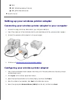 Preview for 9 page of Dell U8510 - Wireless Printer Adapter 3300 Print Server Notice