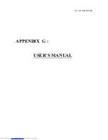 Preview for 1 page of Dell UltraSharp 1800FP User Manual