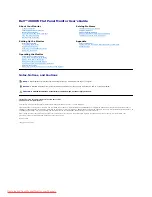 Preview for 1 page of Dell UltraSharp 2009W User Manual
