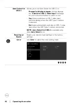 Preview for 42 page of Dell UltraSharp 25 Series User Manual