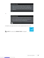 Preview for 15 page of Dell UltraSharp U2515H User Manual