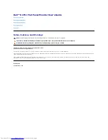 Dell UltraSharp U2711 User Manual preview