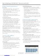 Preview for 2 page of Dell UltraSharp U2713HM Brochure & Specs