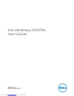 Dell UltraSharp U2717DA User Manual preview