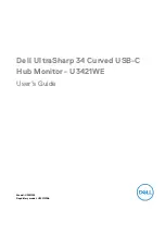 Dell UltraSharp U3421WE User Manual preview