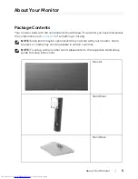 Preview for 5 page of Dell UltraSharp U3818DW User Manual