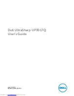 Dell UltraSharp UP3017Q User Manual preview