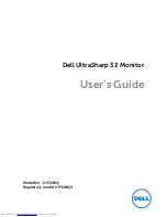 Preview for 1 page of Dell UltraSharpUP3216Q User Manual